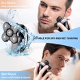 thumbnail image 2 of Head Shaver for Bald Men with Nose Hair Trimmer, Beard Trimmer for Men, Waterproof and Rechargeable Electric Shavers for Men, 2 of 7