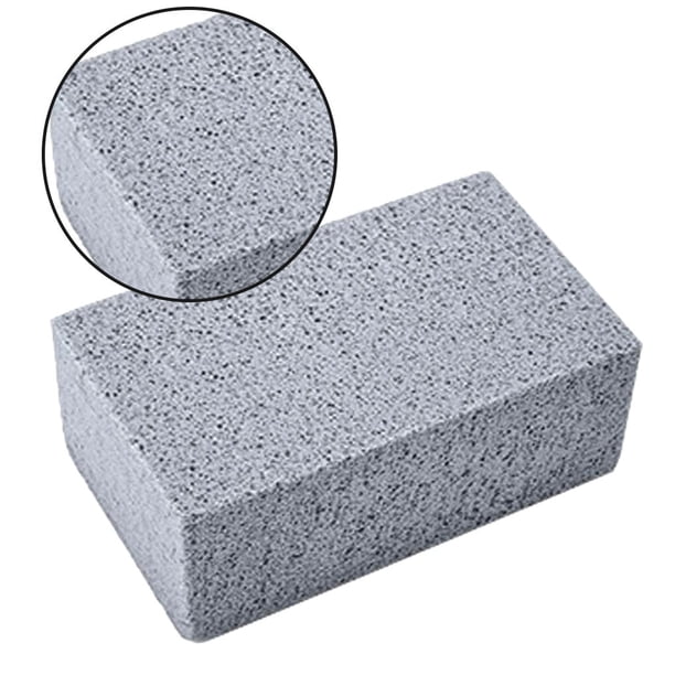 Soidarity De bloques de limpieza para parrilla de barbacoa, piedra para limpieza de barbacoa, estantes para barbacoa, limpiador de grasa para Estufas de camping 2 piezas