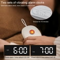 thumbnail image 4 of Despertador Digital, alarmas duales de alarma vibratoria led portátil para dormir, 4 of 7