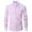Pink, variant on YFNNUP Big and Tall Dress Shirt for Men Long Sleeve Button Down Shirt Regular-Fit Oxford Dress Shirts Business Work Tee