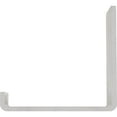 thumbnail image 4 of Ekena Millwork 2"W x 6"D x 5 1/2"H Steel Hanging Shelf Bracket, Hammered White, 4 of 10