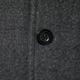thumbnail image 5 of Dovford Men's Classic Double Breasted Wool Blend Pea Coat Mid Long Trench Coat, 5 of 6