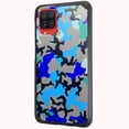 thumbnail image 1 of DALUX MetKase Hybrid Slim Phone Case Compatible with Galaxy A12 5G 6.5 inch - Blue Stylish Camo, 1 of 2