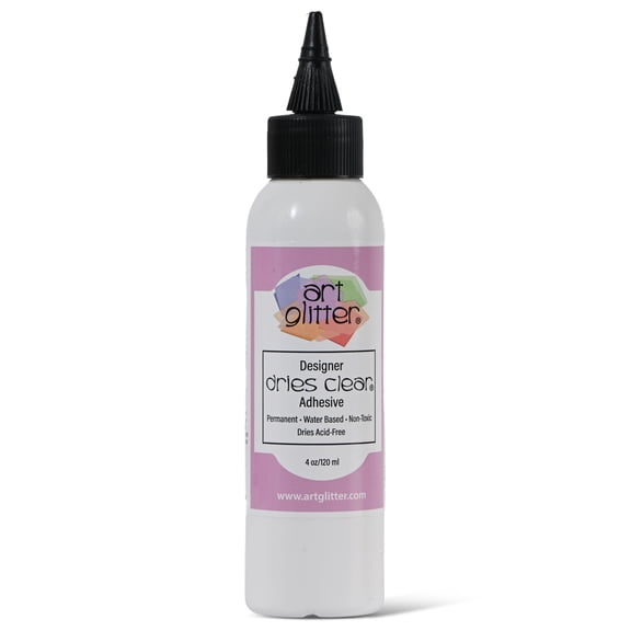 Art Glitter Designer Dries Clear Adhesive Craft Glue 4 oz
