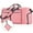 Pink, variant on 65L Large Foldable Travel Duffle Bag, Overnight Bags with Shoes Compartment, Packable Water Repellent Duffel Bag for Camping, Lightweight Gym Weekender Bag(Orange)