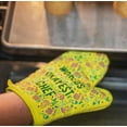 thumbnail image 4 of World's Okayest Chef Oven Mitt Funny Cooking Floral Kitchen Glove Gag Gift, 4 of 6