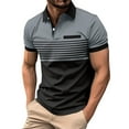 thumbnail image 5 of Rrunsv Fit Polo Shirts for Men Mens Knit Polo Shirts Casual Short Sleeve Classic Polo Shirts Button Down Golf Shirts Grey,XL, 5 of 5