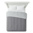 Mainstays Gray Reversible Ultra Soft Comforter, Full/Queen