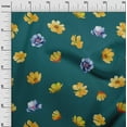 thumbnail image 2 of oneOone Cotton Silk Fabric Flower Watercolor Fabric Prints By Yard 42 Inch Wide, 2 of 4