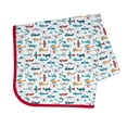 thumbnail image 2 of BapronBaby Retro Airplanes Splash Mat - Waterproof Catch-All for Floor, Table, or High Chairs - Machine Washable - 45" x 45, 2 of 3