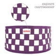 thumbnail image 4 of SUSSEXHOME Pets 15.75 x 15.75 x 6.7 Inches Round High Wall Cozy Cat Bed with Pillow for Cats and Small Dogs - Decorative Non-Slip Bolster Inner Cushion Calming Bed - Purple, 4 of 8