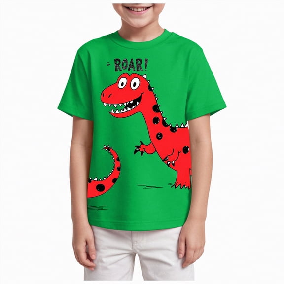 Duqingm Kids T Shirts for Boys Boys Athletic T-Shirts Quick Dry Short-Sleeve Tops Youth Moisture Wicking Running Sports T-Shirts Green,7-8 Years