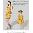 thumbnail image 5 of Soimoi Watercolor Fruit Printed,Cuddle Minky Fabric, Sewing Fabric by The Yard 56 Inch Wide,Decorative Plush Soft Fabric, Baby Garments, Toys and Blankets, Yellow, 5 of 5