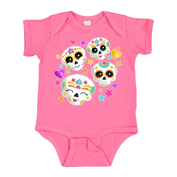 Inktastic Decorative Skull Party for Day of the Dead Boys or Girls Baby Bodysuit