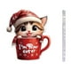 thumbnail image 1 of Christmas Cup 2D Flat Acrylic Ornaments Christmas Holiday Decorations Gifts For Children, 1 of 3
