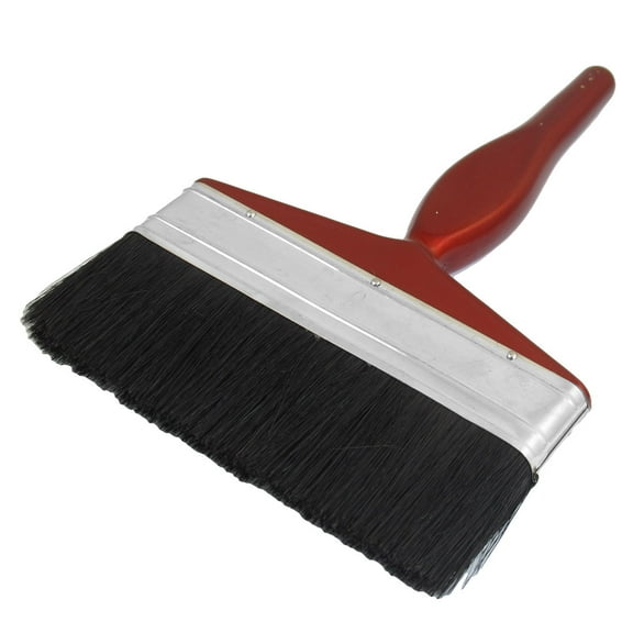 Unique Bargains 1 Pack 6-Inch Wide Black Bristle Flat Tip Wall Paint Brush for Furniture