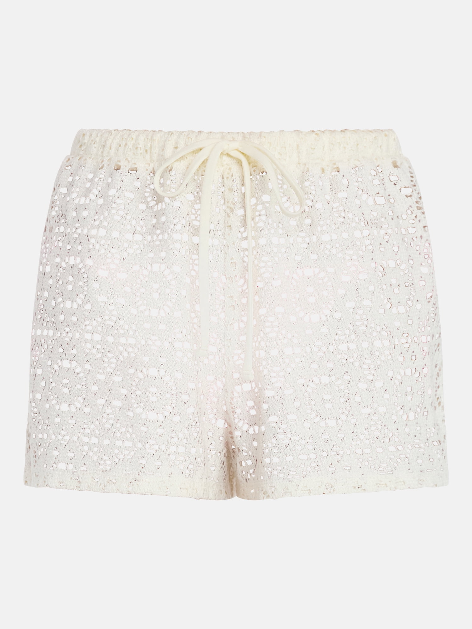 No Boundaries Crochet Shorts Coverup, Women’s XXS-XXL