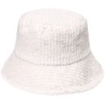 thumbnail image 5 of CoCopeaunts Bucket Hats Fashion Europe America Versatile Thickened Plush Solid Stripe Warm Fisherman's Hat for Men and Women, 5 of 8