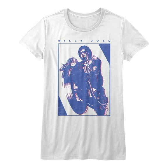 Billy Joel Music Billy Joel Juniors Short Sleeve T Shirt