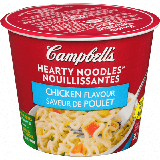 CAMPBELL'S Hearty Noodles, Chicken 55 g CAMPBELL'S Copieuse nouilles