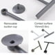thumbnail image 5 of Billuyoard Limpiaparabrisas para piso de baño con ventosa Raspador de vidrio portátil Quitamanchas de agua Accesorios para herramientas de limpieza de Suministros de limpieza para el hogar No.02 Billuyoard HA011146-02, 5 of 6