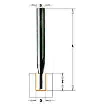 CMT 812.032.11, Solid Carbide Straight Bit, 1/4-Inch Shank, 1/8-Inch Diameter