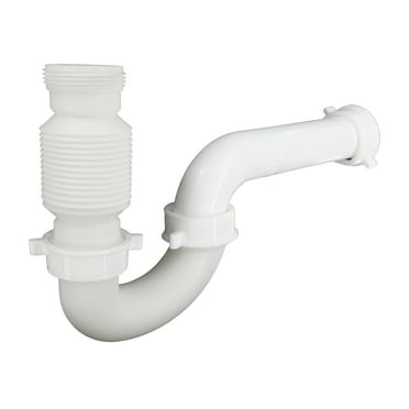 Danco 1-1/2" Plastic Flexible Lavatory/Kitchen Drain Trap, 8.75 in. Depth, 0.5 lbs. (12103X)