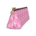 thumbnail image 2 of Xecao Breast Cancer Awareness (3) Print Leather Pencil Case -Stationery Bag Pen Holder for Work & Office, 2 of 5