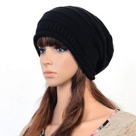 Ayyufe Women Men Winter Warm Baggy Beanie Knit Crochet Ski Cap Oversized Slouch Hat