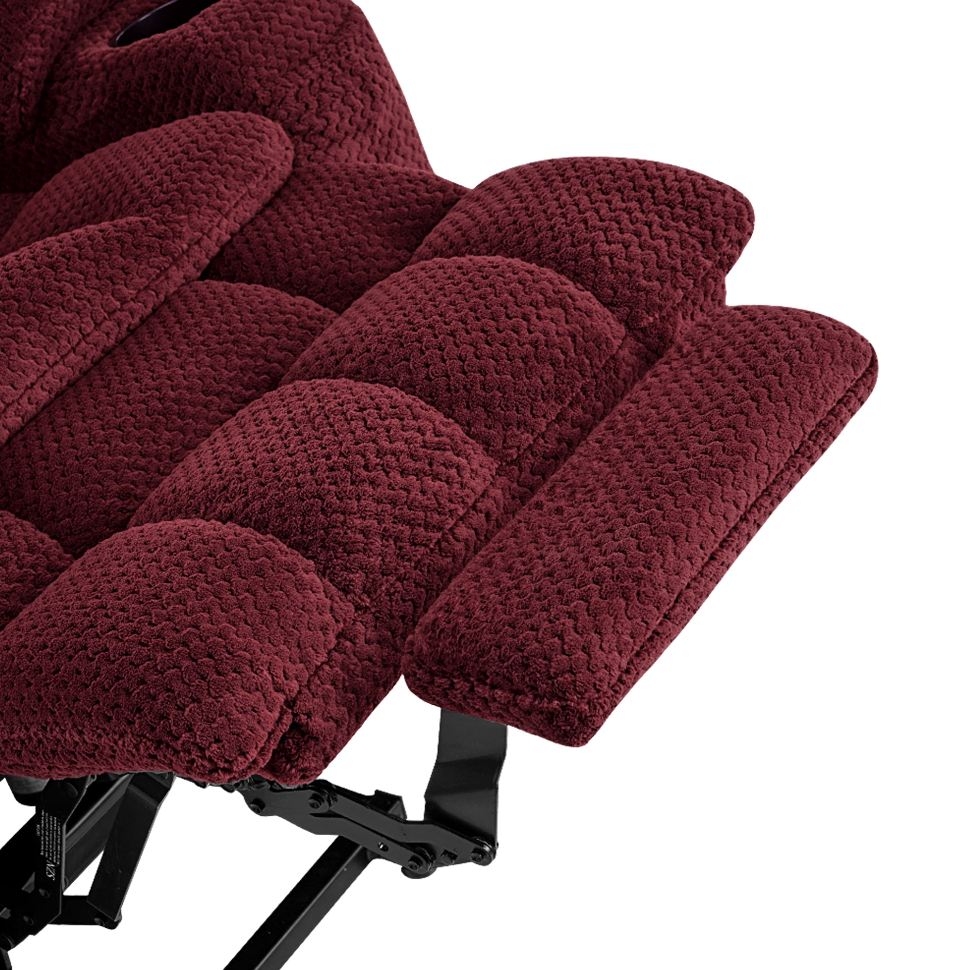 Oversized 27.2" Seat Width Dual Motor Power Recliner Lift Chair with Vibration and Heat for Height 4'6"-5'2", Infinite Position