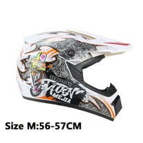 kttectoa ABS Motobiker Helmet Classic Racing MotoDownhill Integrally-Molded Vents S-XL High-Density Foam Detachable Liner Christmas Party Supplies Gifts