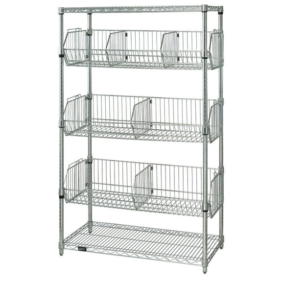 quantum medical 1836bc6c 18 x 36 x 63 in. basket unit