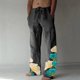 thumbnail image 1 of Pantalones largos casuales de pierna ancha para hombre, pantalones casuales estampados con cordones, pantalones de pierna ancha, pantalones deportivos, pantalones largos, pantalones para hombre, 1 of 4
