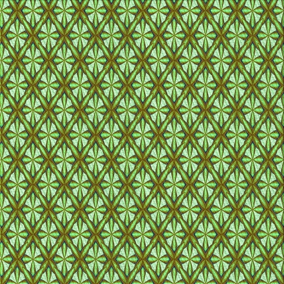 Ahgly Company Indoor Square Patterned Oak Brown Area Rugs, 4' Square