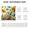 thumbnail image 5 of GOSMITH  Throw Pillow Covers Decorative Summer Spring Pillow Covers Flower Butterfly Farmhouse Pillowcases for Sofa Couch Living Room Outdoor Patio, 5 of 5
