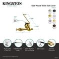 thumbnail image 4 of Kingston Brass KTNLS6 Naples Side Mount Toilet Tank Lever, Left/Right Installation in Polished Nickel, 4 of 5