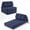 Blue, variant on Giantex Convertible Folding Sofa Bed, Fold Out Sleeper Chair, Floor Sofa for Bedroom, Pink