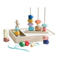 thumbnail image 1 of Piedras apilables de madera, piedras de equilibrio, juguetes creativos Montessori, regalos de San Valentín para niños 1 2 3 4 5 6, 1 of 9