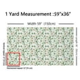 thumbnail image 3 of Castle Fairy Floral Daisy Fabric by the Yard 3 Yards,Spring Graden Sewing Fabric,Green White Fabric for Sewing,Super Cozy Room Decor, 3 of 6