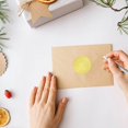 thumbnail image 5 of 34 Sheets Self Adhesive golden Foil Embossed Stickers Round Dot Medal Decoration Sticker for Envelope Card Seal Tree Size: about 165x211mm Stickers: 50mm 12pcs/sheet 34 sheets/set, 5 of 6