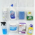 thumbnail image 4 of Simple Houseware Crystal Clear Over The Door Hanging Shoe Organizer, Large Pockets, 24 Pockets, White, 4 of 5