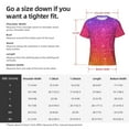 thumbnail image 2 of Yiaed Holiday Shiny Print Mens Short Sleeve Tight Fit T-Shirt, Crewneck Casual Tee-Large, 2 of 5