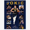 thumbnail image 1 of Arte de Pared MENKARWHY Póster Firmado en Lienzo de Nikola Jokić, 1 of 6
