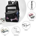 thumbnail image 3 of Wednesday Poster Backpacks Basic Shoulder Daypack Bookbag Satchel Knapsack Rucksack, 3 of 3