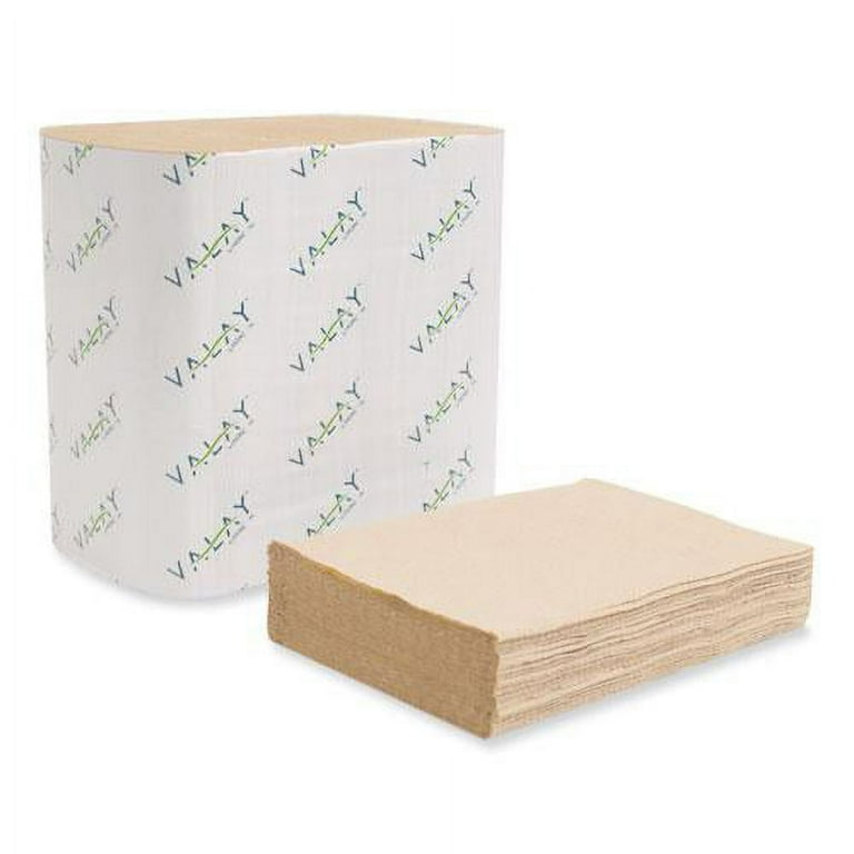 Valay Interfolded Napkins, 2-Ply, 6.5 x 8.25, Kraft, 6,000/Carton Valay Interfolded Napkins, 2-Ply, 6.5 x 8.25, Kraft, 6,000/Carton