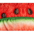 thumbnail image 2 of Manta de forro polar redonda Toynk Watermelon Slice de 150 cm, 2 of 7