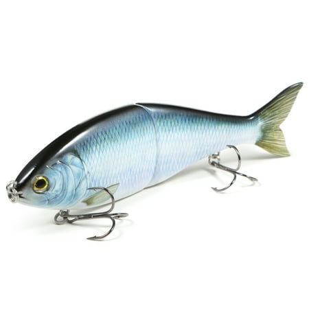 TARUOR Glider Fishing LuresJointed Swimbait for Catching Bigger FishGlide Bait with Treble HooksPerfect for Freshwater Fishing