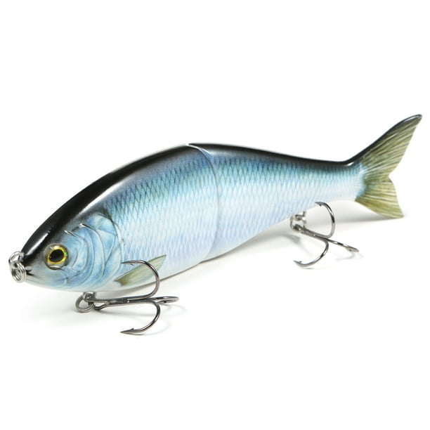 TARUOR Glider Fishing Lures 178mm Glide Bait Jointed Swimbait Artificial  Hard Baits Lures with Treble Hooks 