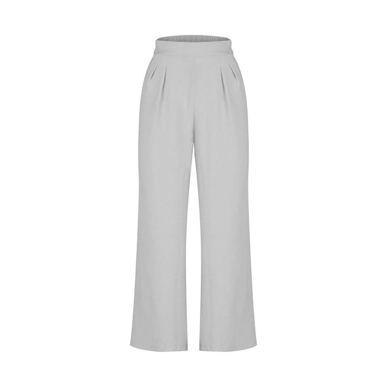 Women Wide Leg Pants Palazzo ,Summer High Elastic Waisted Women Wide Leg Pants Palazzo ,Summer High Elastic Waisted