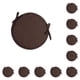 thumbnail image 3 of Ounissouiy Cojín de algodón para silla de bistró con lazos, para máxima comodidad y estilo, café duradero que no se decolora CAFÉ 10Conjunto, 3 of 6